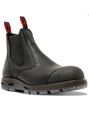 MACK Steel Toe Work boots Chelsea LEATHER NEW IN BOX Men’s Size 14 All Black